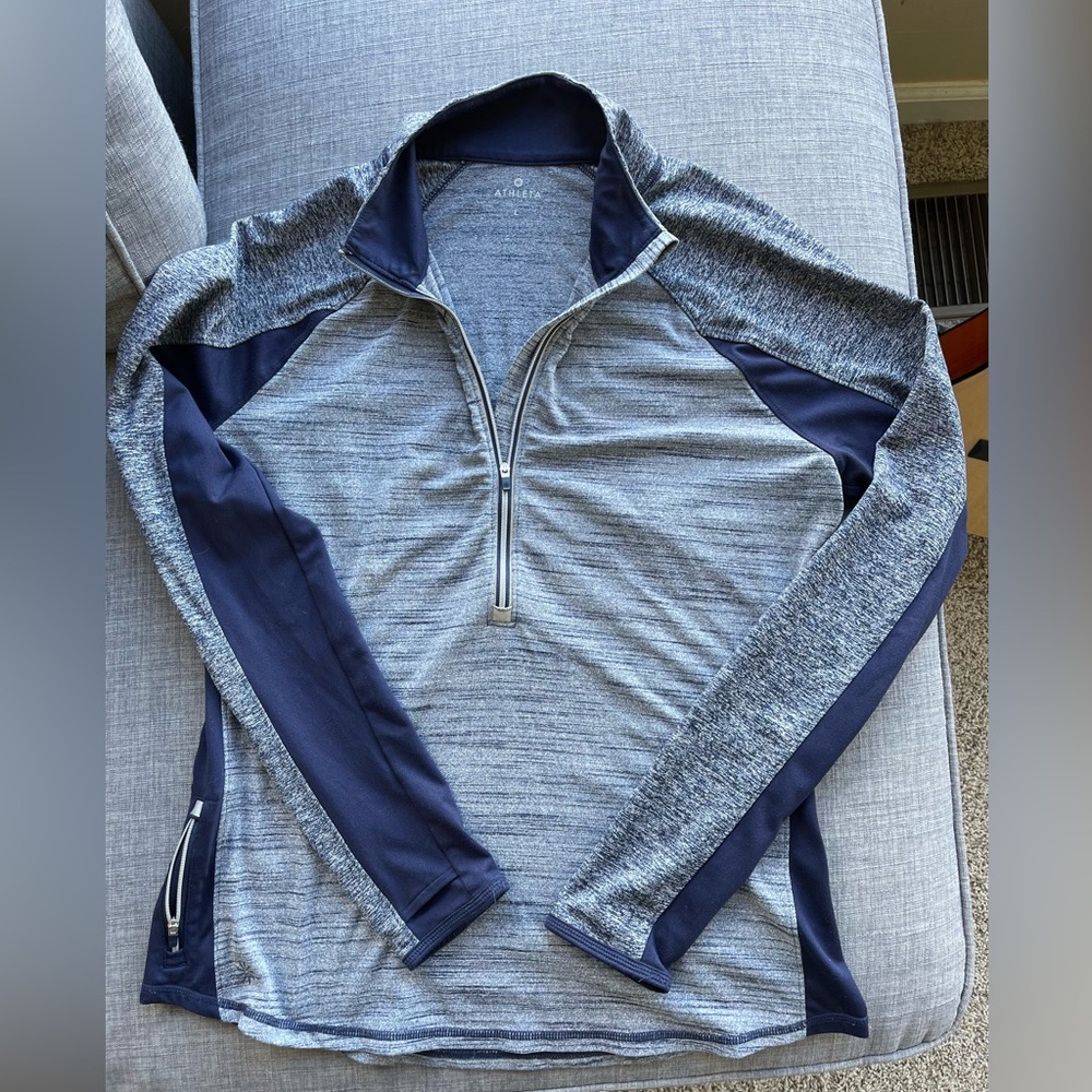 Athleta 3/4 zip top.